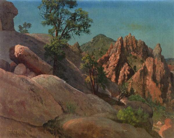 Landscape Study: Owens Valley, California by Albert Bierstadt