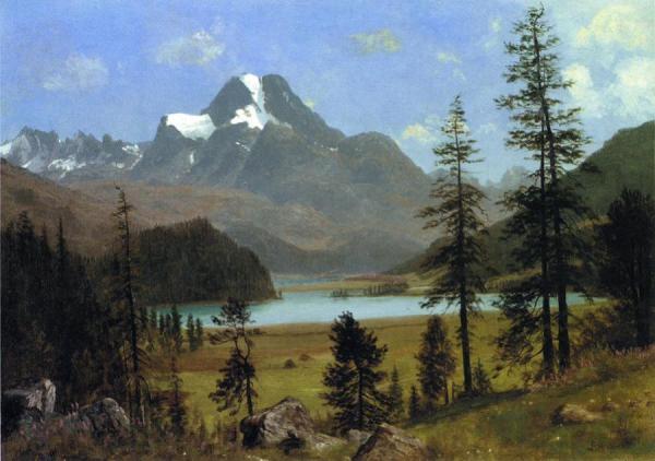 Long's Peak, Estes Park, Colorado by Albert Bierstadt