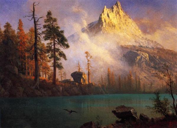 Albert Bierstadt Mountain Lake