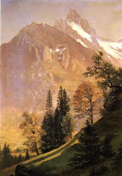 Mountain Landscape by Albert Bierstadt