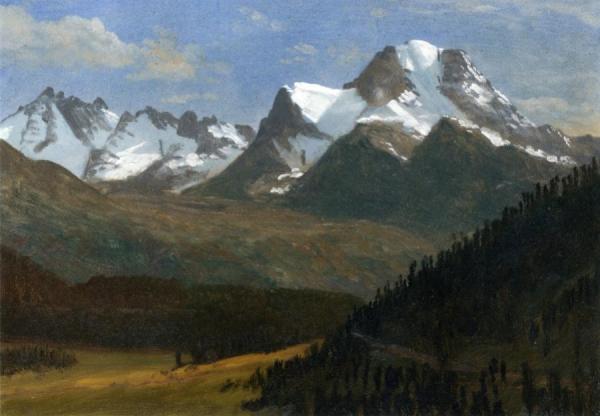 Mountain Landscape by Albert Bierstadt