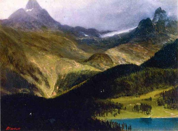 Mountain Landscape by Albert Bierstadt