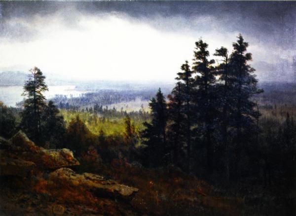 Near North Conway, New Hampshire by Albert Bierstadt