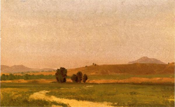 Nebraska, On The Plains by Albert Bierstadt