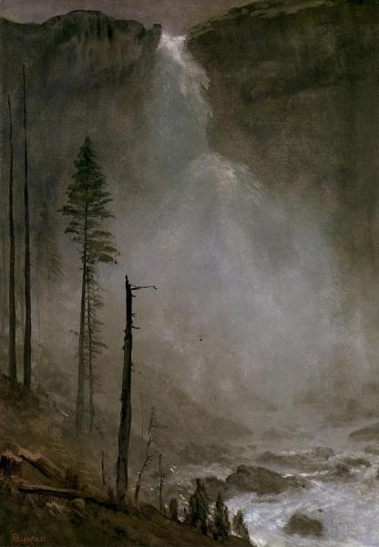 Nevada Falls by Albert Bierstadt