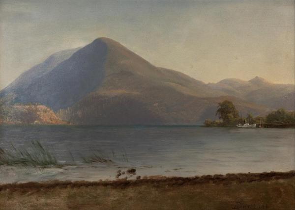 On The Hudson by Albert Bierstadt