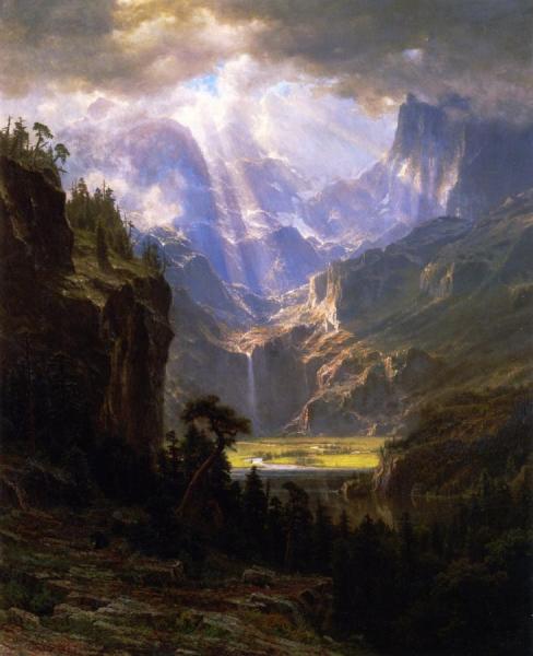 Albert Bierstadt Rock Mountains