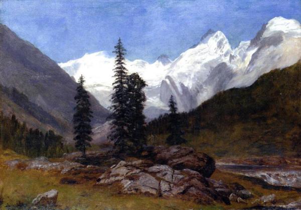 Rocky Mountain by Albert Bierstadt