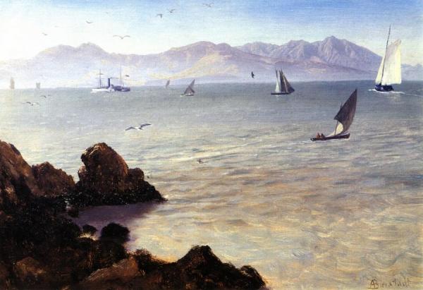San Francisco Bay by Albert Bierstadt Oil Painting Reproductions