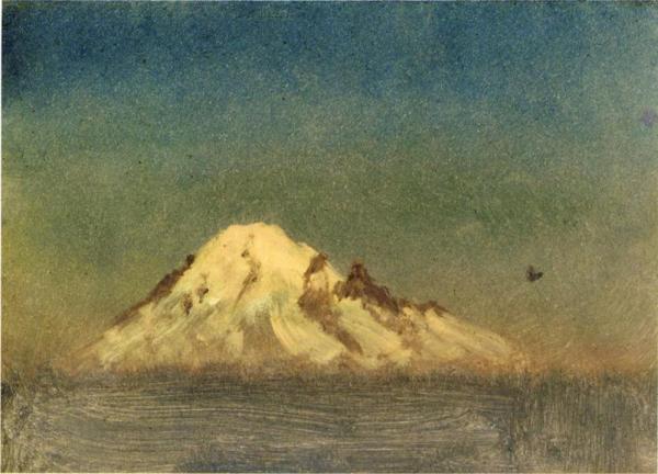 Snow-capped Moutain by Albert Bierstadt