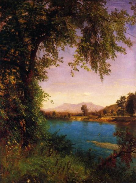 South And North Moat Mountains by Albert Bierstadt