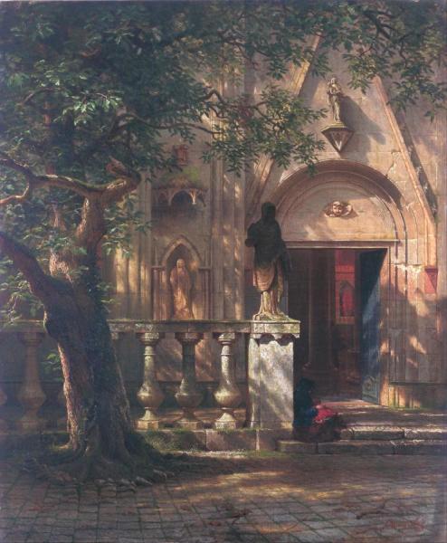 Sunlight And Shadow by Albert Bierstadt