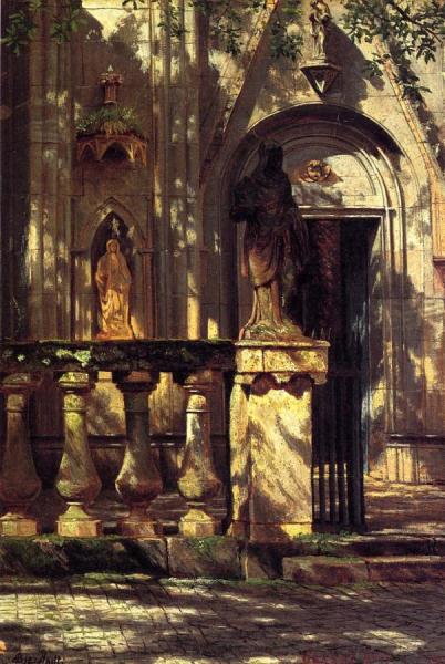 Sunlight And Shadow: Study by Albert Bierstadt
