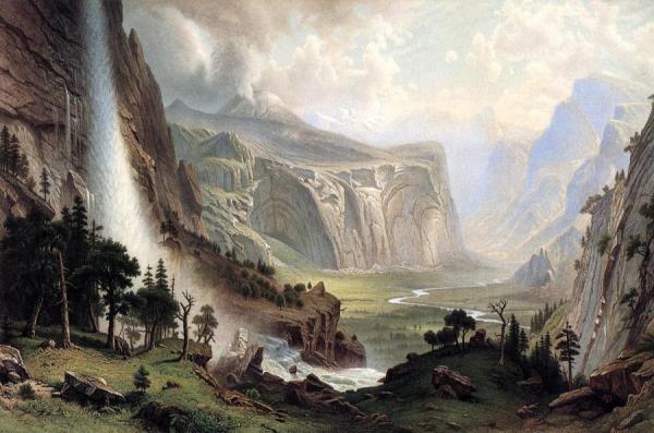 The Domes Of The Yosemite by Albert Bierstadt