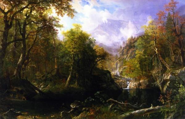 The Emerald Pool by Albert Bierstadt