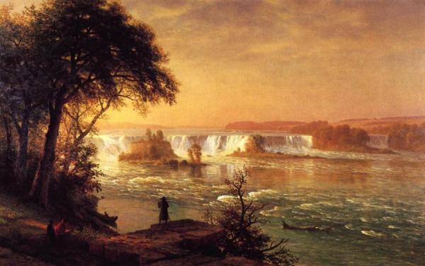 The Falls Of St. Anthony by Albert Bierstadt