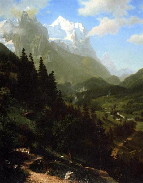 The Wetterhorn by Albert Bierstadt