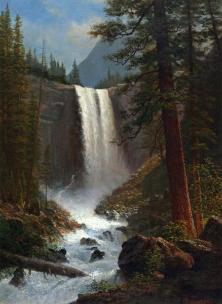 Vernal Falls by Albert Bierstadt