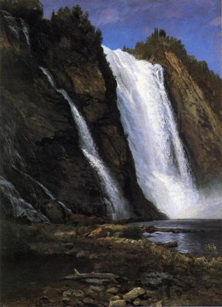 Waterfall by Albert Bierstadt