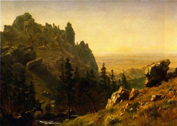 Wind River Country by Albert Bierstadt