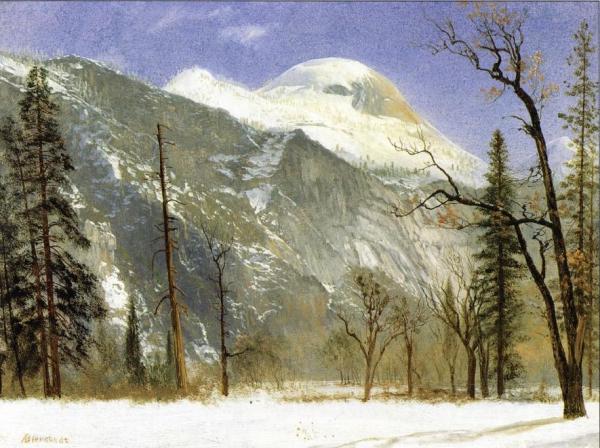 Winter In Yosemite Valley by Albert Bierstadt