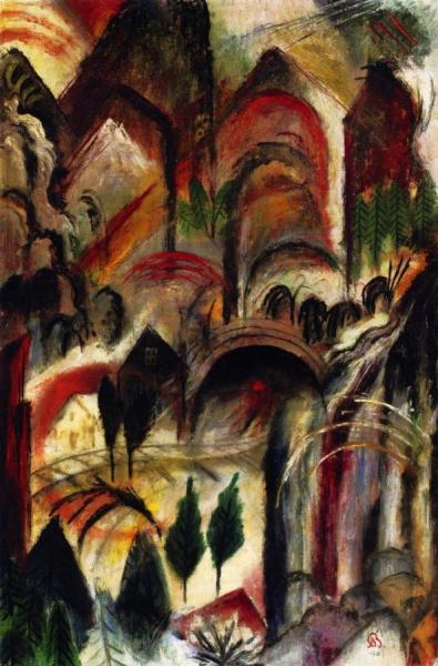 Albert Bloch Mountain Tunnel