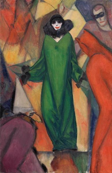 Albert Bloch The Green Domino
