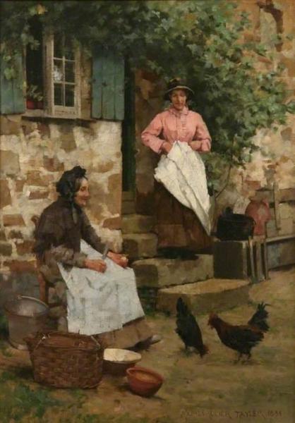 Feeding Time by Albert Chevallier Tayler