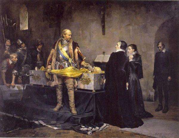 Duke Karl Insulting The Corpse Of Klas Fleming by Albert Edelfelt Oil Painting Reproductions