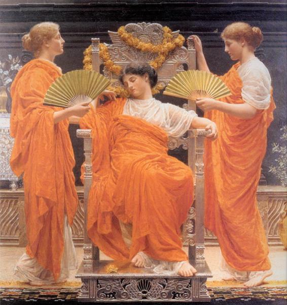 Midsummer by Albert Joseph Moore Oil Painting Reproductions