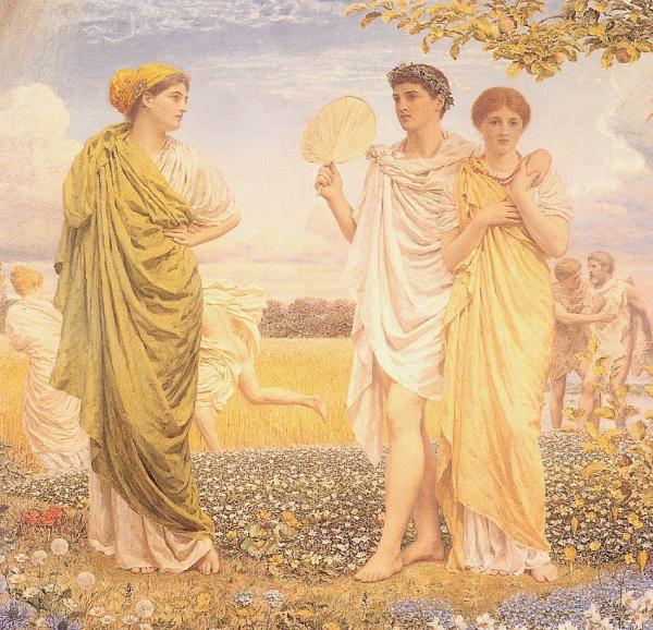 The Loves Of The Winds And The Seasons by Albert Joseph Moore