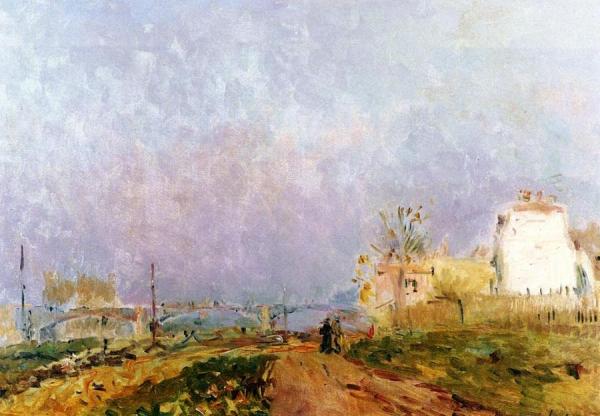 Bridge Over The Seine by Albert Lebourg