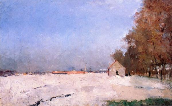 Chalky Ground In Autumn, Near Dieppe by Albert Lebourg
