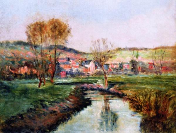 Landscape With River by Albert Lebourg