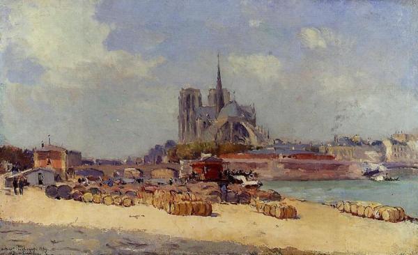 Notre Dame De Paris by Albert Lebourg Oil Painting Reproductions