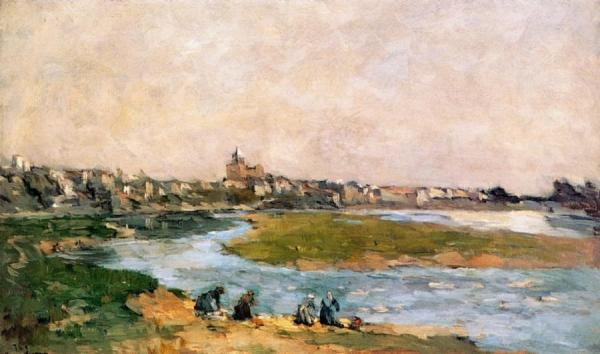 Pont Du Chateau by Albert Lebourg