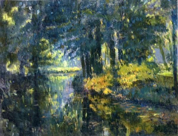 River Landscape by Albert Lebourg Oil Painting Reproductions