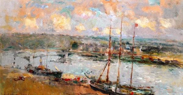 Rouen And Le Faubourg Saint-sever by Albert Lebourg