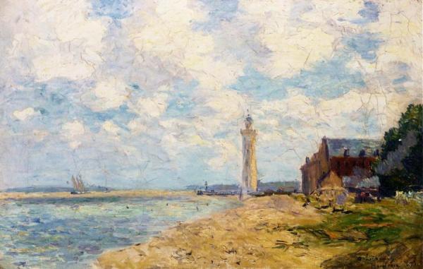 The Mouth Of The Seine, Honfleur by Albert Lebourg