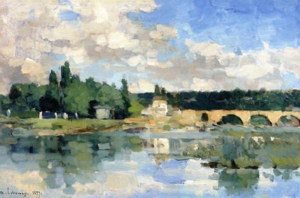 The Old Sevres Bridge by Albert Lebourg