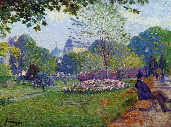 The Parc Monceau by Albert Lebourg