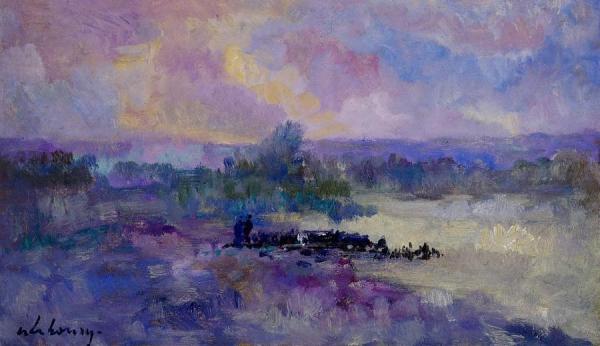 The Seine In The Vicinity Of Rouen by Albert Lebourg