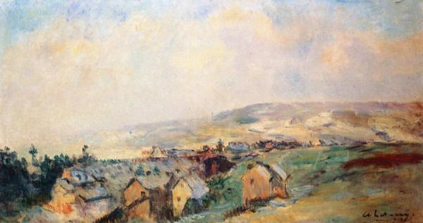 The Thaw After Snow Near Rouen by Albert Lebourg