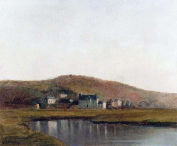 The Village Of Montfort-sur-risle by Albert Lebourg Oil Painting Reproductions