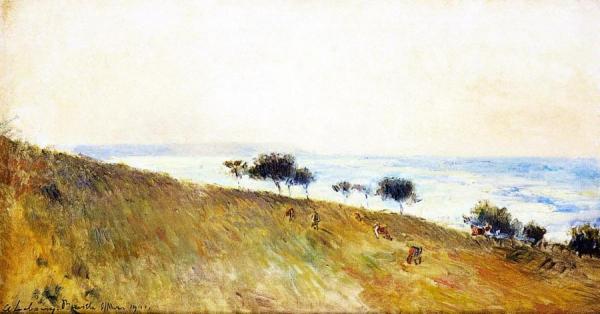 View Of Berville-sur-mer by Albert Lebourg