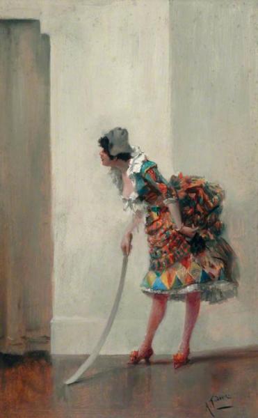 Columbine by Albert Ludovici, Jr Oil Painting Reproductions