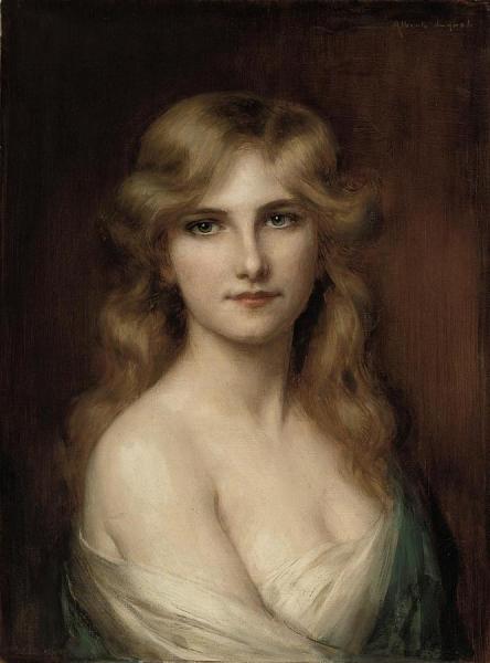 A Young Beauty by Albert Lynch