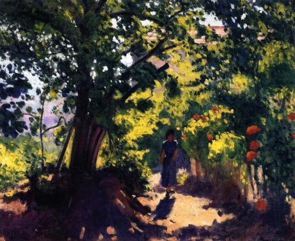 A Garden In Algiers by Albert Marquet Oil Painting Reproductions
