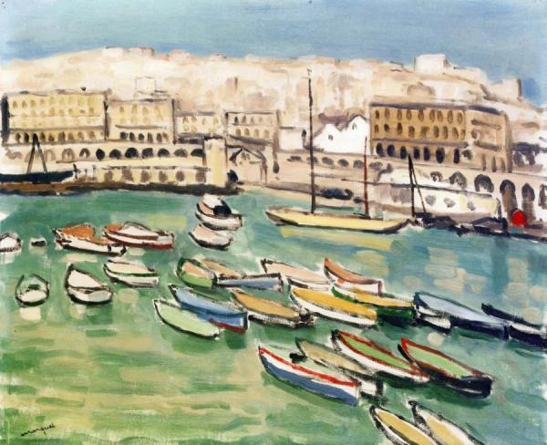Algiers, The Consular Palace And The Palace Of Governmant by Albert Marquet