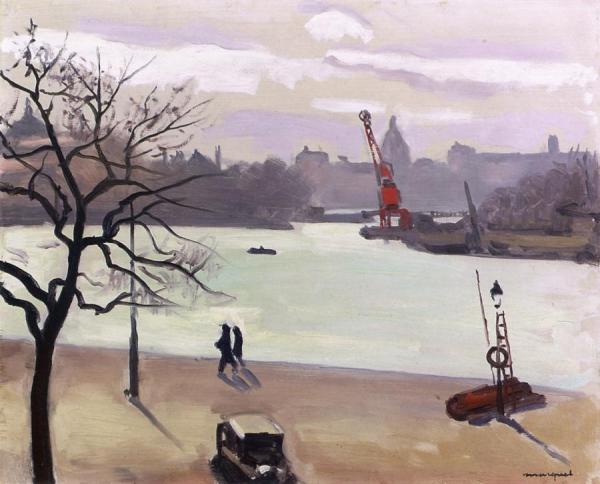 Along The Seine by Albert Marquet Oil Painting Reproductions